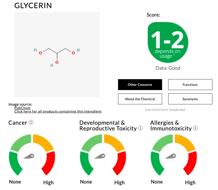 Baby Laundry Detergent: Glycerin