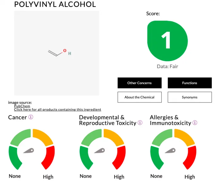 Baby Laundry Detergent: Poly Vinyl Alcohol