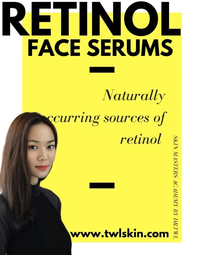 Retinol Face Serum - Naturally occurring sources of retinol