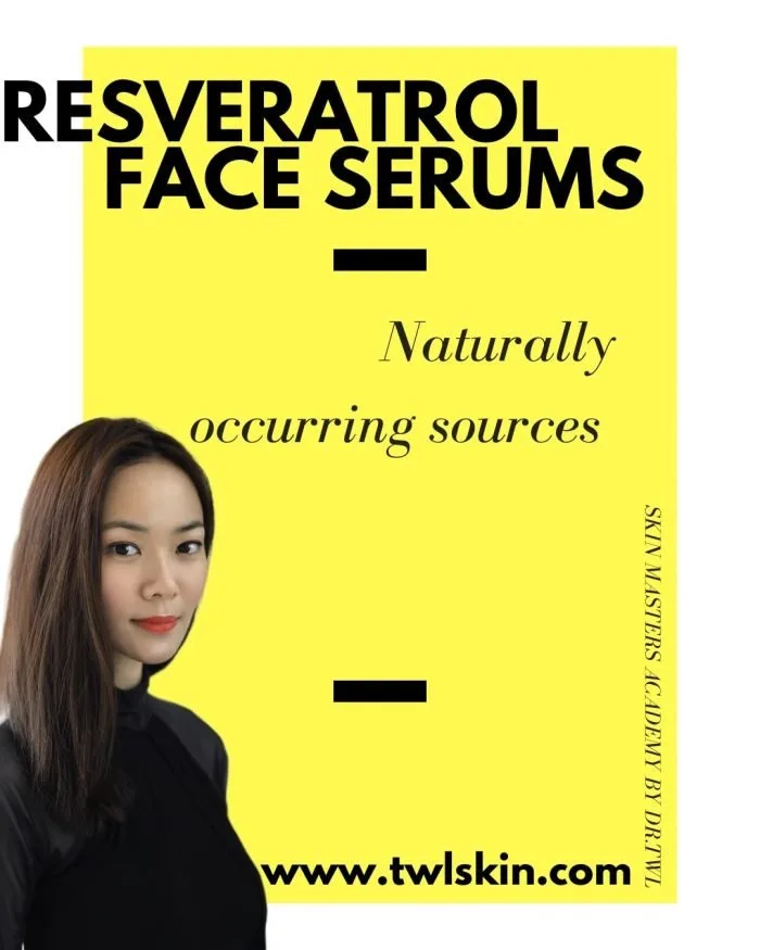 Resveratrol Skincare Face Serums