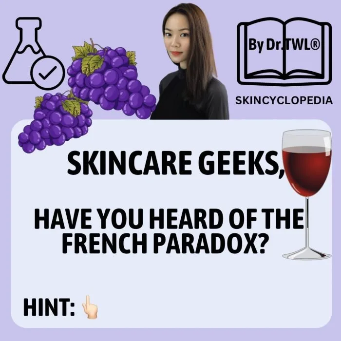 Skincare Geeks, Have you heard of the French Paradox?