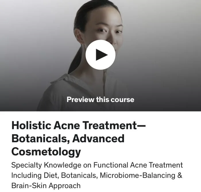 Holistic Acne Treatment Skincare Course