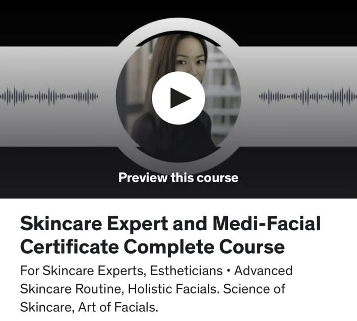 Skincare Expert and Medi-Facial Certificate Complete Course