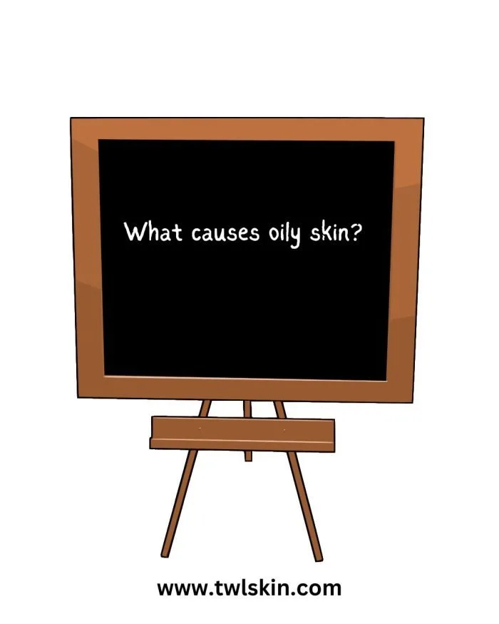 What causes oily skin?