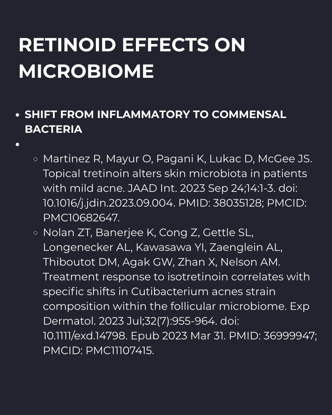 Retinoid Effects On Microbiome