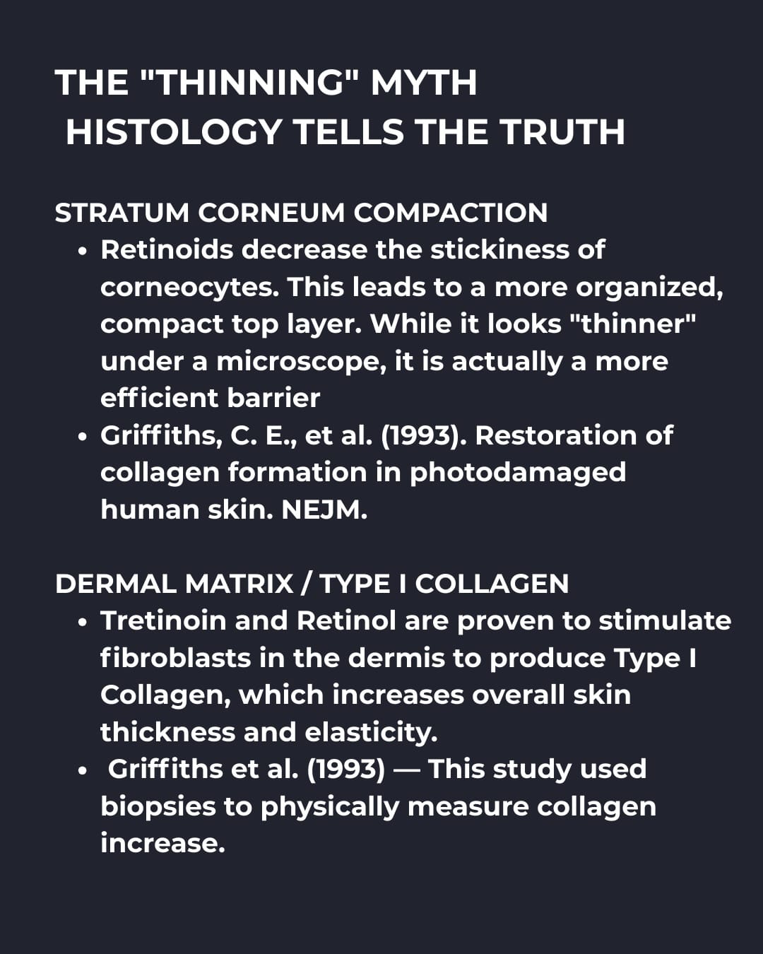 Retinoids Thinning Myth